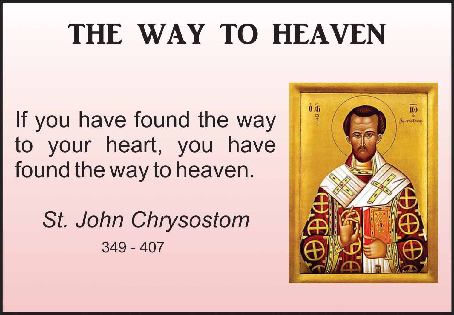 Chrysostome heart heaven